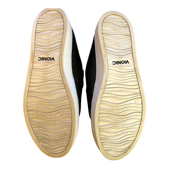 Vionic Splendid Dakota Women US 8.5 Black Leather Slip on Mule Stability Support - Picture 12 of 13